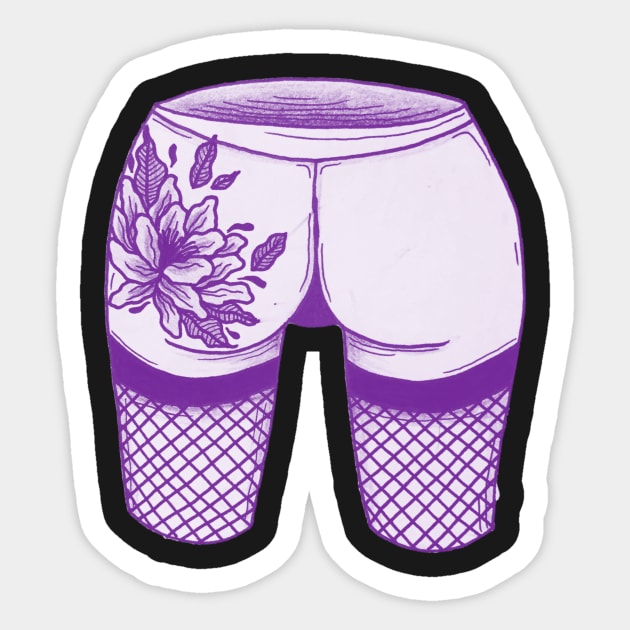 BOOTY Sticker by alittlebitofdeath